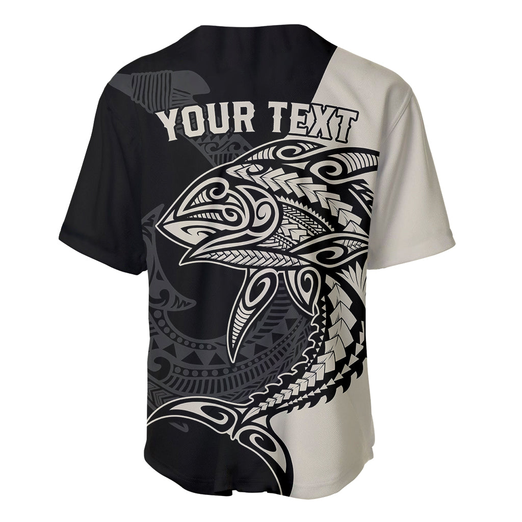 Personalised Polynesia Fishing Baseball Jersey With Maori Hei Matau Fish Hook Gold Art LT9 - Polynesian Pride