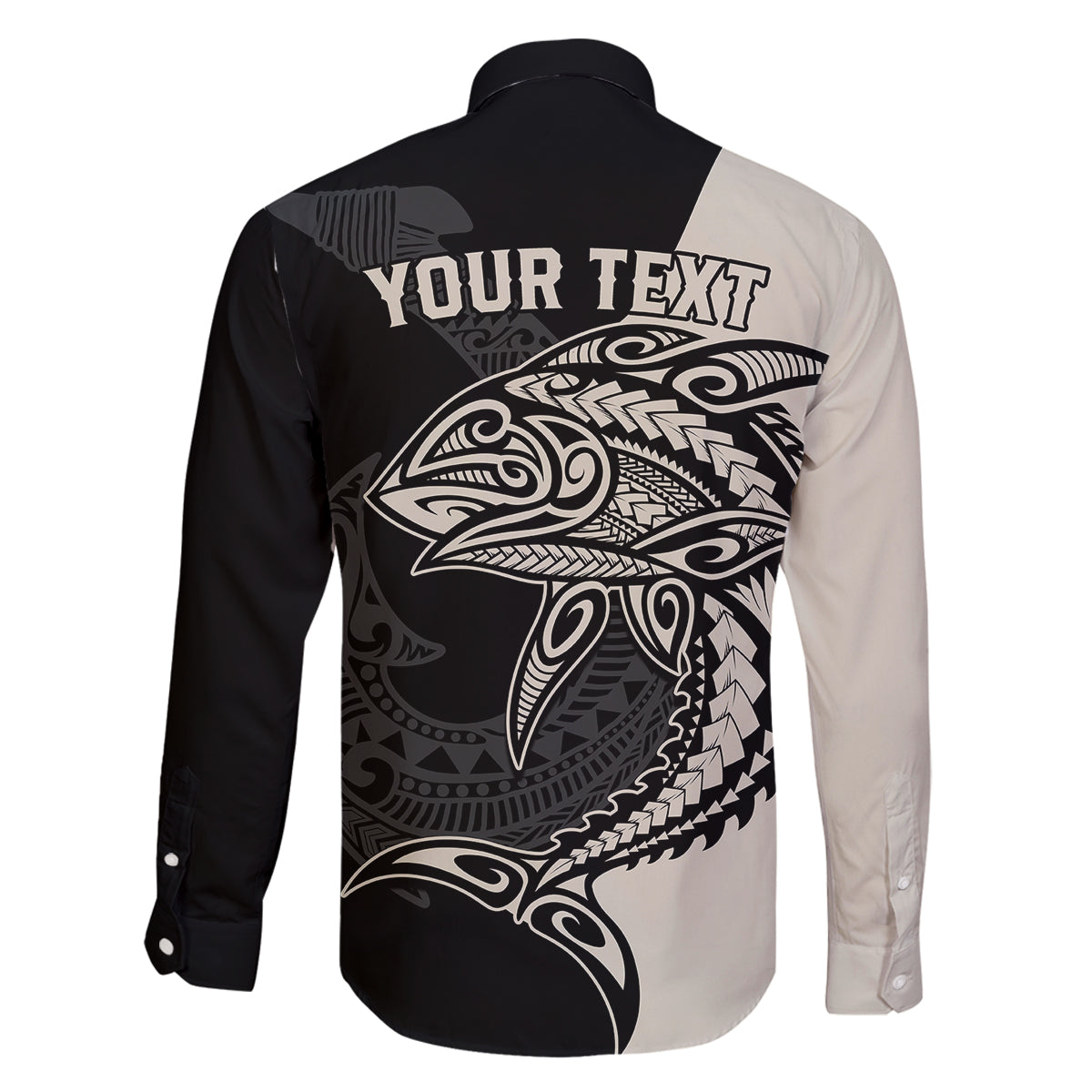 Personalised Polynesia Fishing Family Matching Mermaid Dress and Hawaiian Shirt With Maori Hei Matau Fish Hook Gold Art LT9 - Polynesian Pride