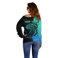 personalised-polynesia-fishing-off-shoulder-sweater-with-maori-hei-matau-fish-hook-turquoise-art