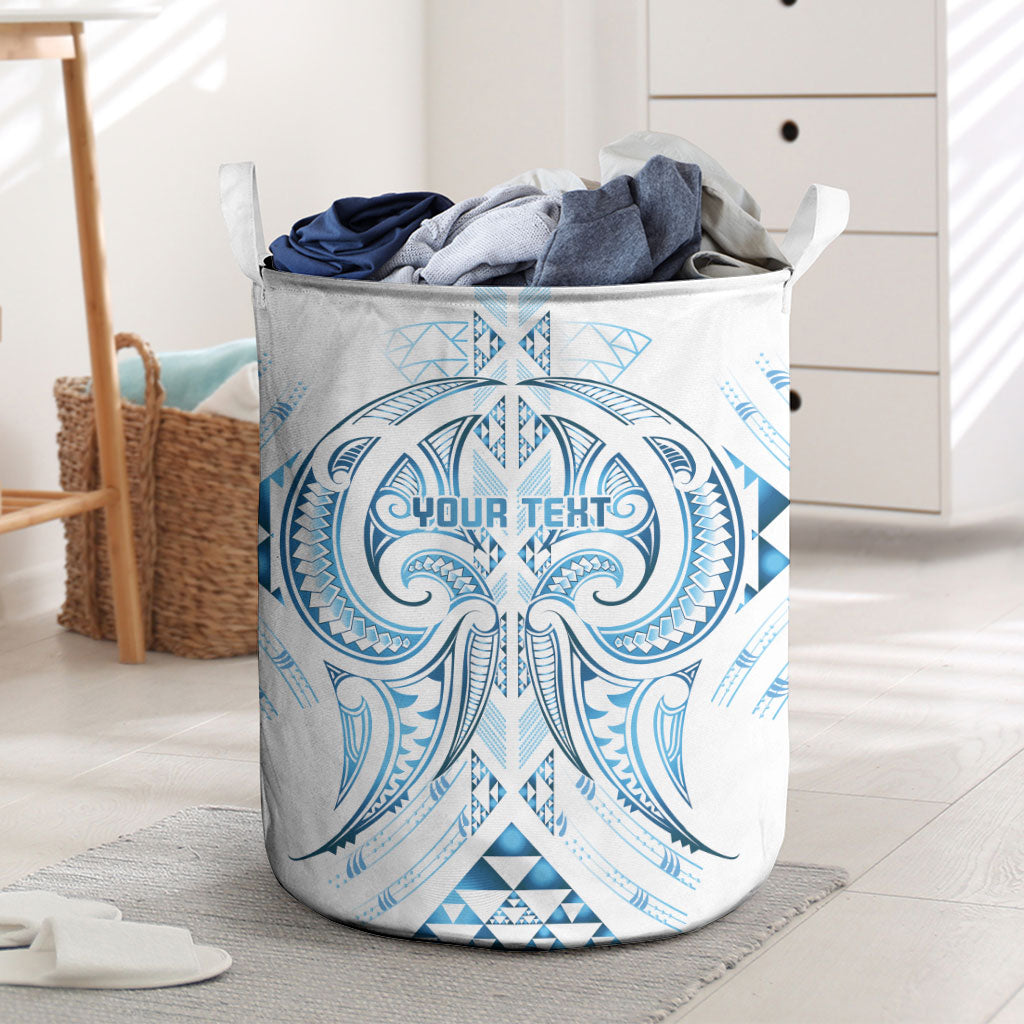Maori Rugby Custom Ngaru Mangopare Laundry Basket Kahui Whetu Niho Taniwha Motif LT9 Galaxy - Polynesian Pride
