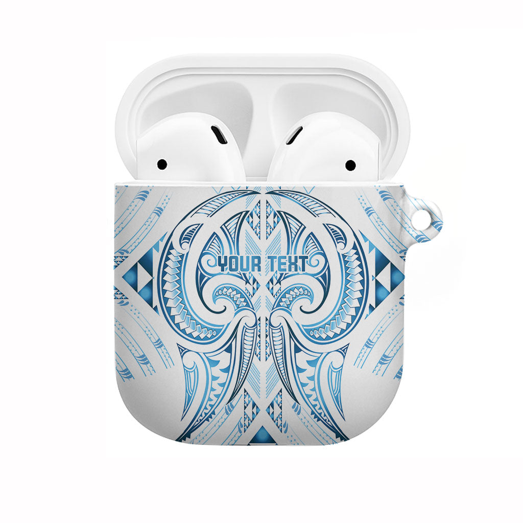 Maori Rugby Custom Ngaru Mangopare AirPods Case Kahui Whetu Niho Taniwha Motif LT9 Galaxy - Polynesian Pride