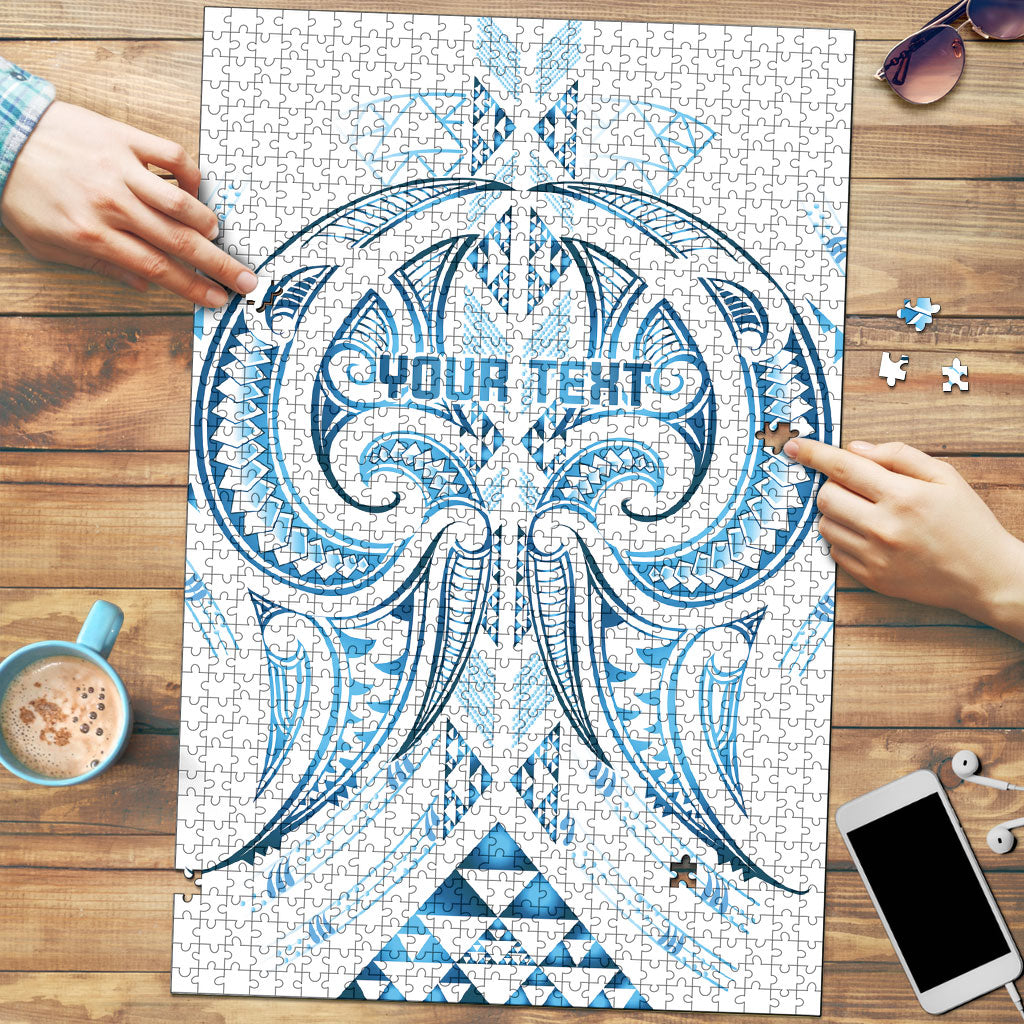 Maori Rugby Custom Ngaru Mangopare Puzzle Kahui Whetu Niho Taniwha Motif LT9 Galaxy - Polynesian Pride