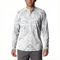 Maori Rugby Custom Ngaru Mangopare Button Sweatshirt Kiwikiwi Niho Taniwha Motif LT9 - Polynesian Pride