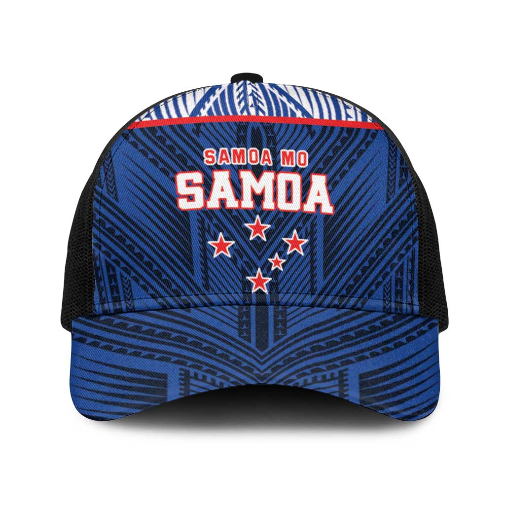 Toa Samoa Rugby Baseball Net Cap Samoa mo Samoa Island Warrior Pride - Polynesian Pride