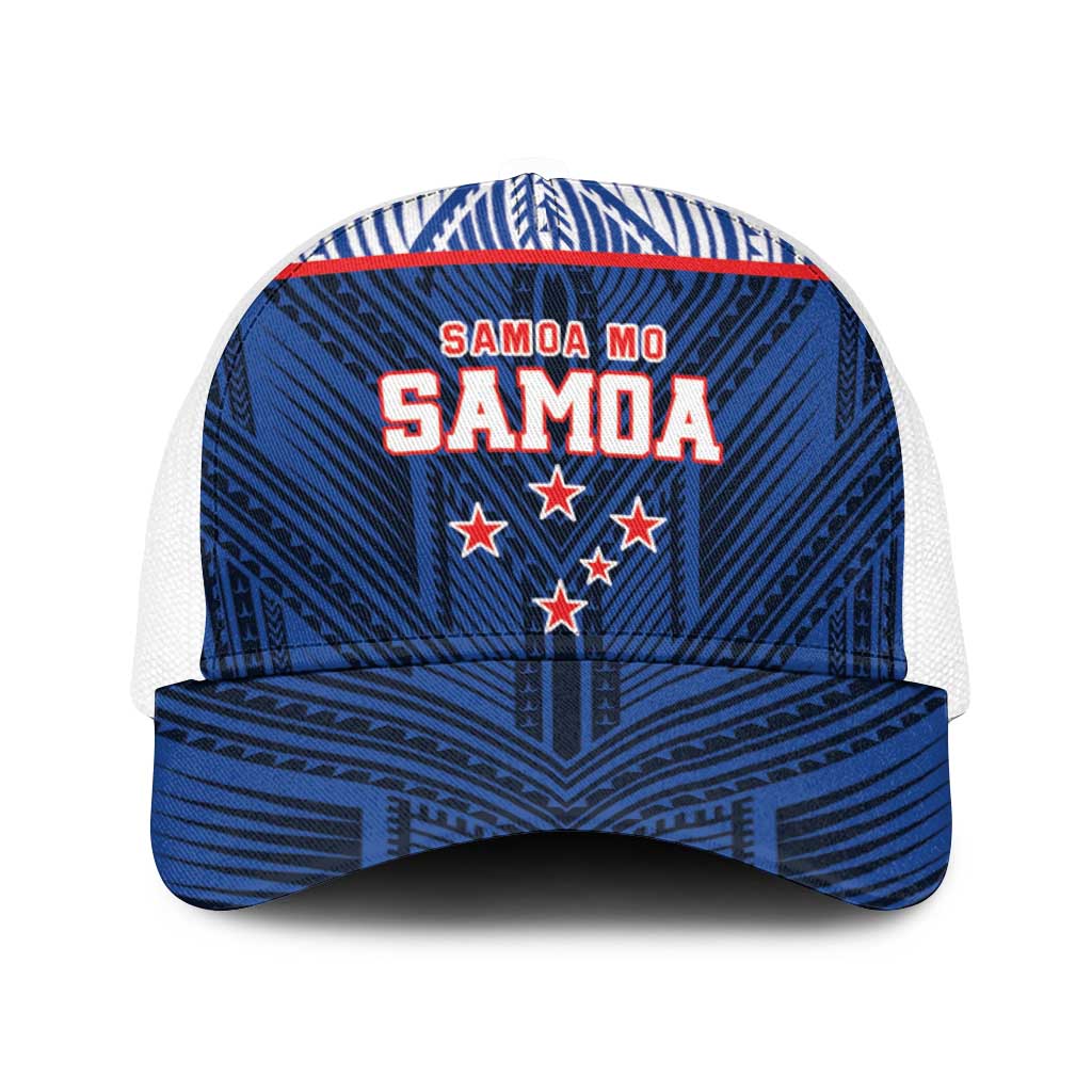 Toa Samoa Rugby Baseball Net Cap Samoa mo Samoa Island Warrior Pride - Polynesian Pride