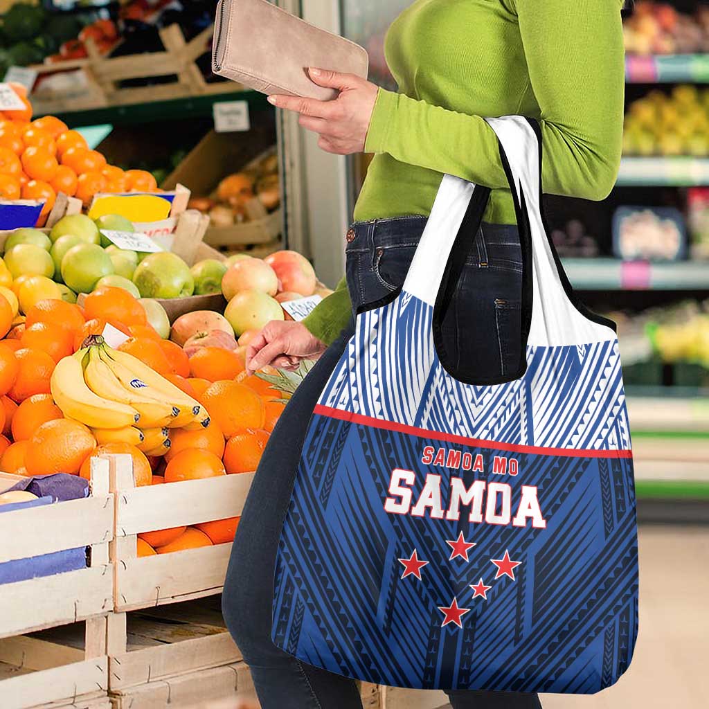 Rugby Toa Samoa Grocery Bag Samoa mo Samoa Island Warrior Pride - Polynesian Pride
