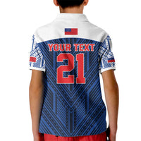 Custom Rugby Toa Samoa Kid Polo Shirt Samoa mo Samoa Island Warrior Pride - Polynesian Pride