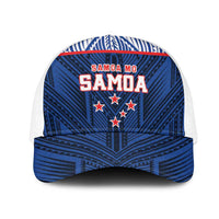 Toa Samoa Rugby Mesh Trucker Cap Samoa mo Samoa Island Warrior Pride - Polynesian Pride