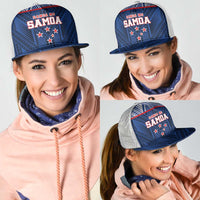 Toa Samoa Rugby Mesh Trucker Cap Samoa mo Samoa Island Warrior Pride - Polynesian Pride