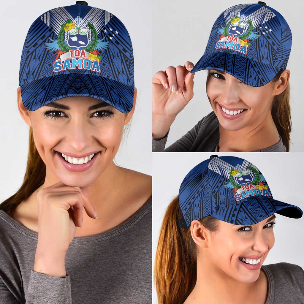 Toa Samoa Rugby Classic Cap Samoa mo Samoa Strength in Tatau - Polynesian Pride