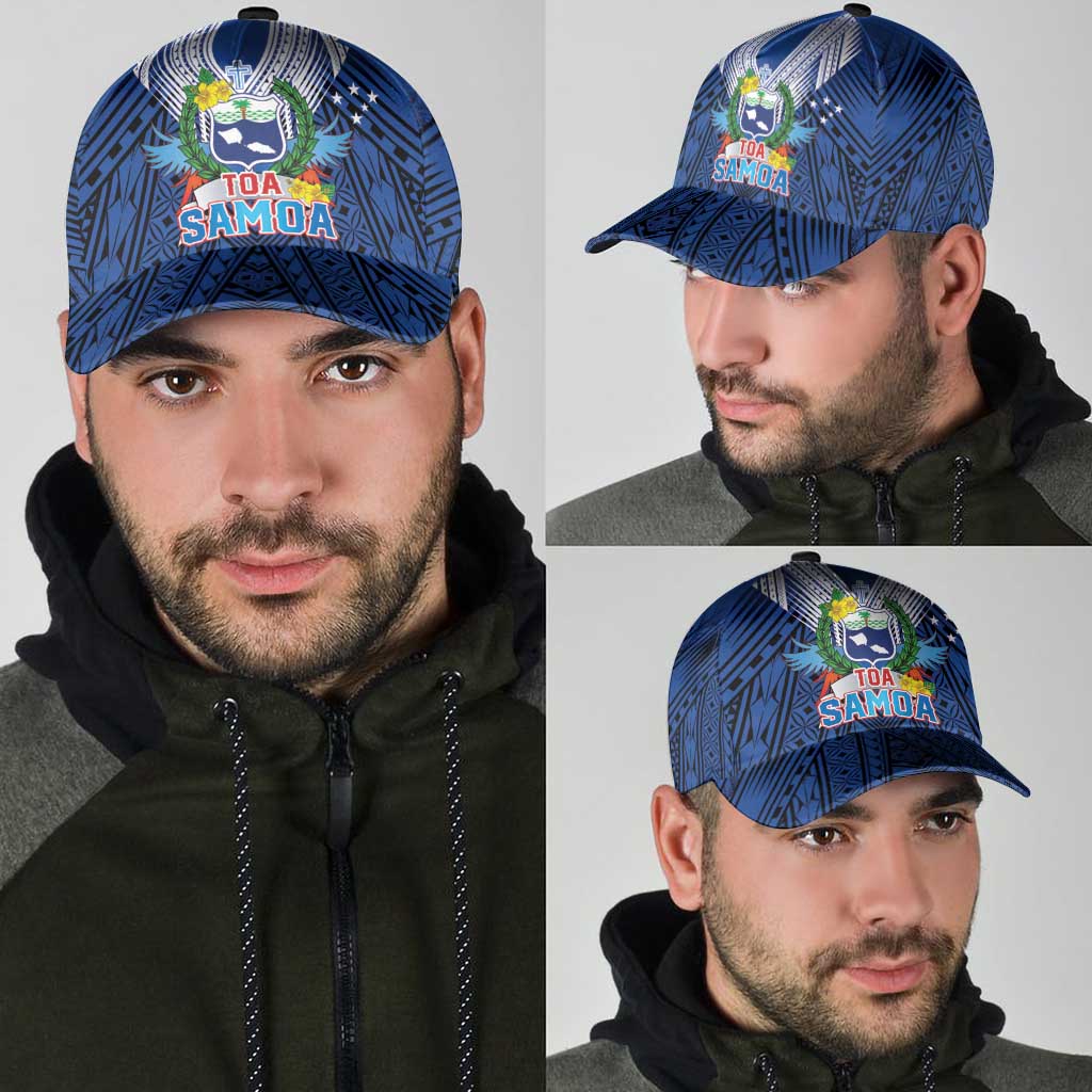 Toa Samoa Rugby Classic Cap Samoa mo Samoa Strength in Tatau - Polynesian Pride