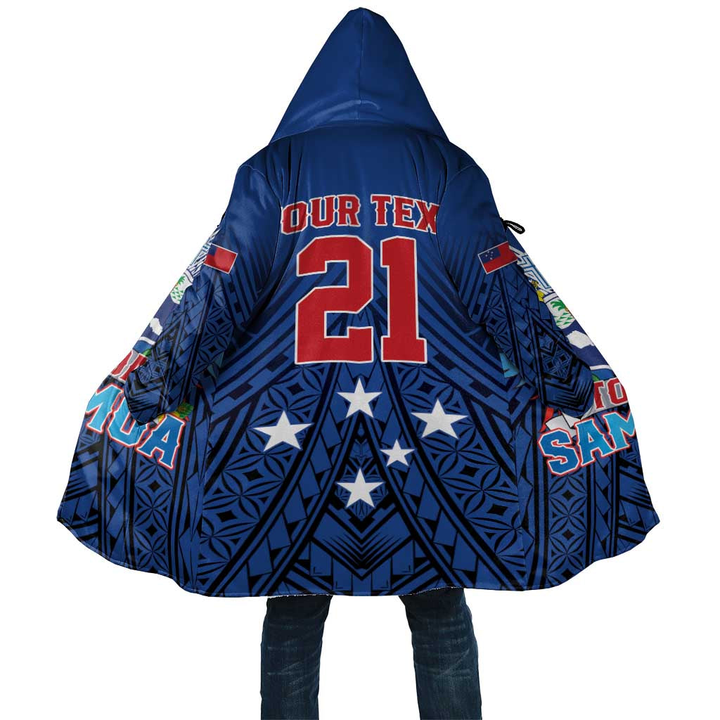 Custom Rugby Toa Samoa Cloak Samoa mo Samoa Strength in Tatau - Polynesian Pride