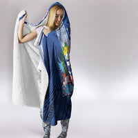 Rugby Toa Samoa Hooded Blanket Samoa mo Samoa Strength in Tatau - Polynesian Pride