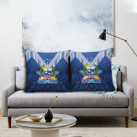 Rugby Toa Samoa Pillow Cover Samoa mo Samoa Strength in Tatau - Polynesian Pride