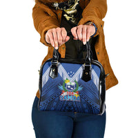 Rugby Toa Samoa Shoulder Handbag Samoa mo Samoa Strength in Tatau - Polynesian Pride