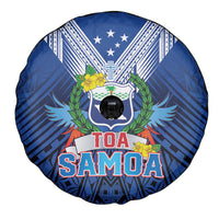 Rugby Toa Samoa Spare Tire Cover Samoa mo Samoa Strength in Tatau LT9 - Polynesian Pride