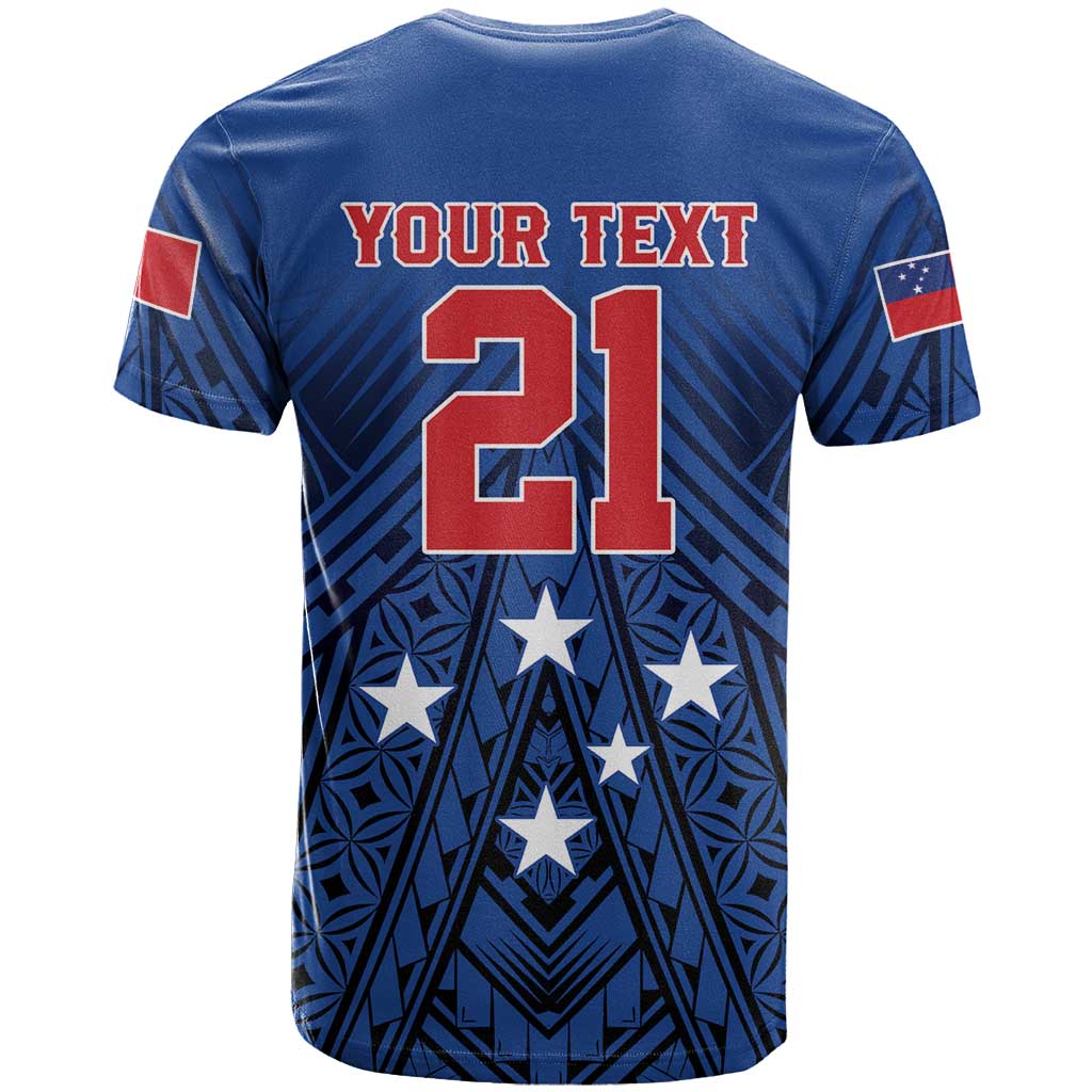 Custom Rugby Toa Samoa T Shirt Samoa mo Samoa Strength in Tatau - Polynesian Pride