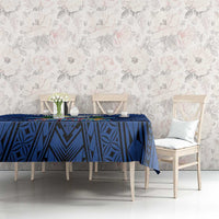 Rugby Toa Samoa Tablecloth Samoa mo Samoa Strength in Tatau - Polynesian Pride