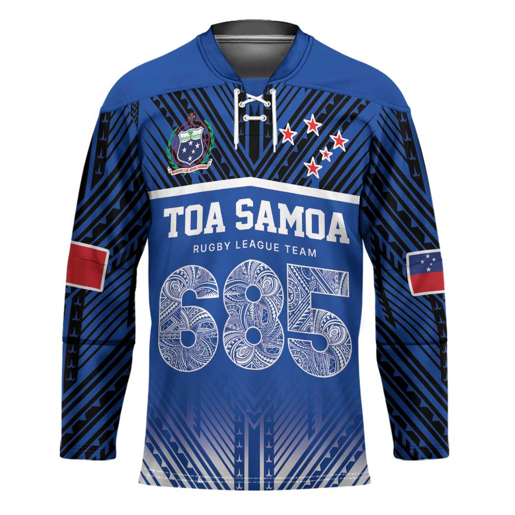 Toa Samoa 685 Hockey Jersey Uso Aso Uma For Life For Samoa - Polynesian Pride