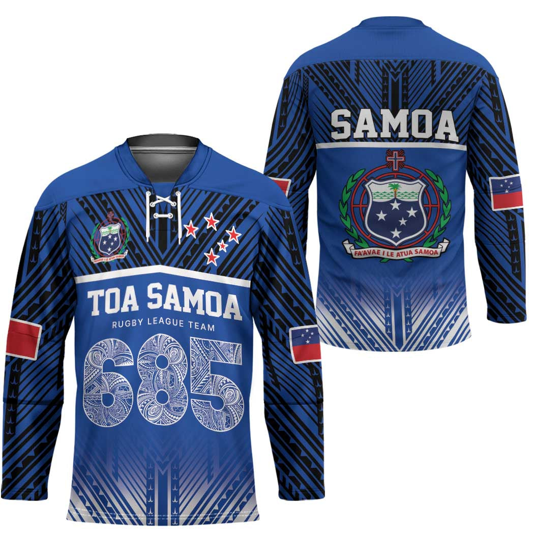 Toa Samoa 685 Hockey Jersey Uso Aso Uma For Life For Samoa - Polynesian Pride