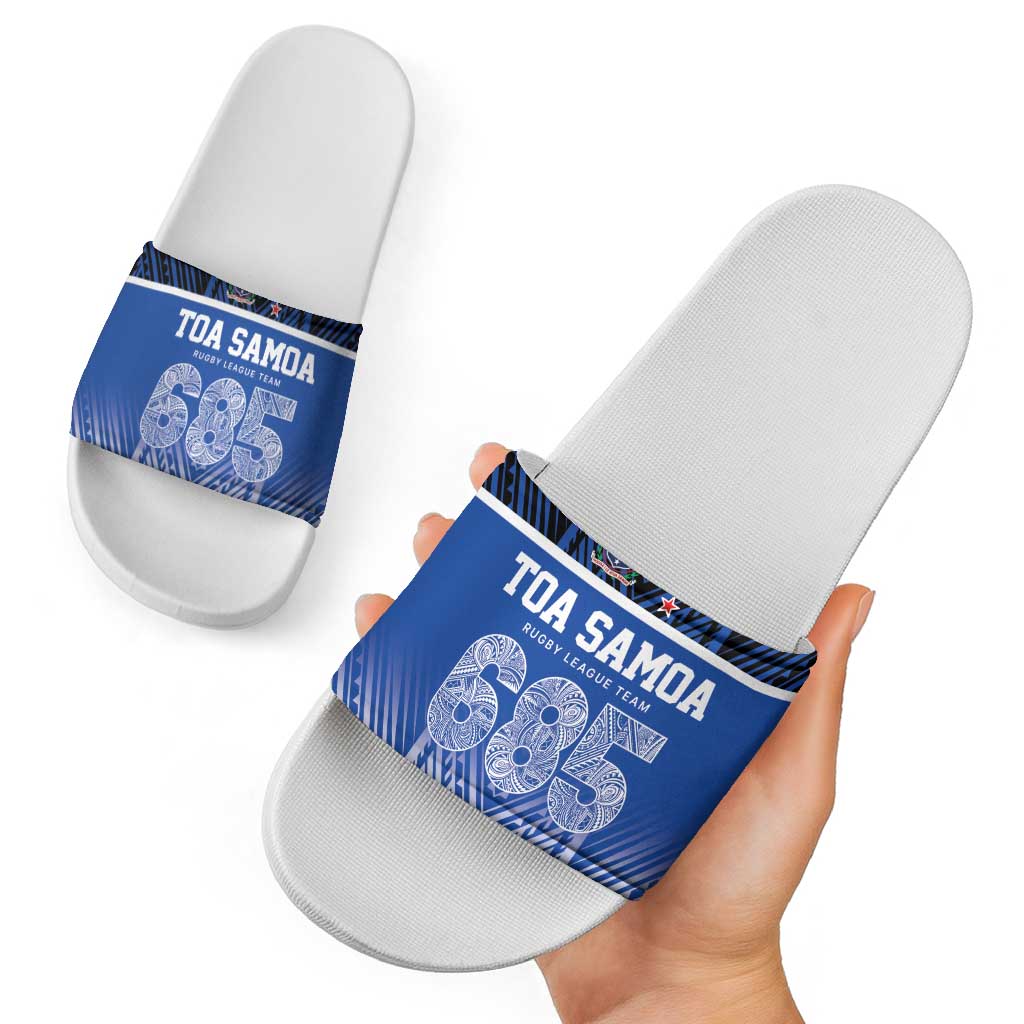 Toa Samoa 685 Slide Sandals Uso Aso Uma For Life For Samoa - Polynesian Pride