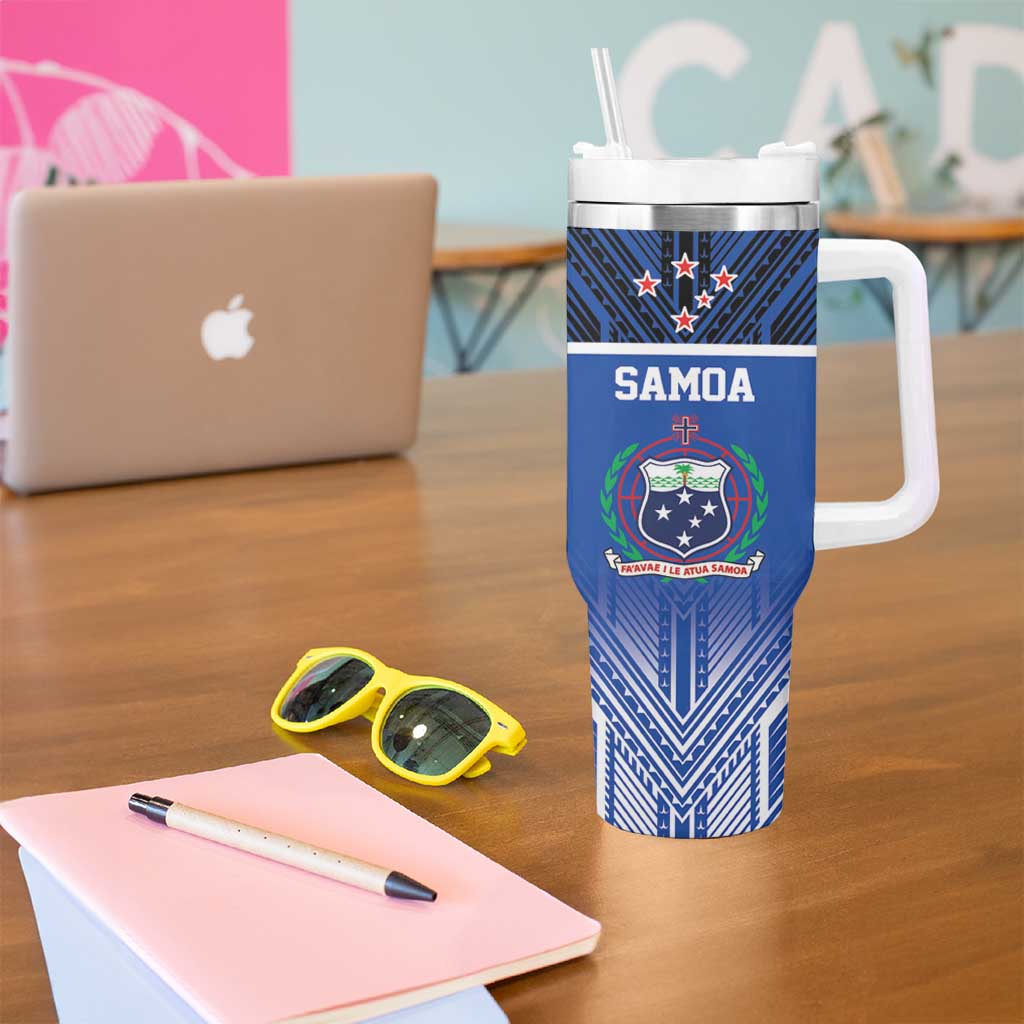 Toa Samoa 685 Tumbler With Handle Uso Aso Uma For Life For Samoa - Polynesian Pride