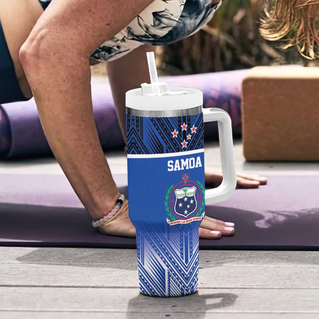 Toa Samoa 685 Tumbler With Handle Uso Aso Uma For Life For Samoa - Polynesian Pride