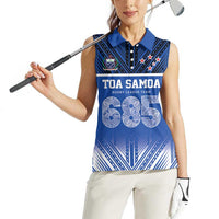 Toa Samoa 685 Women Sleeveless Polo Shirt Uso Aso Uma For Life For Samoa LT9 - Polynesian Pride