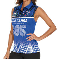 Toa Samoa 685 Women Sleeveless Polo Shirt Uso Aso Uma For Life For Samoa LT9 - Polynesian Pride