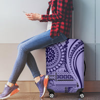 Samoa Siapo Arty Luggage Cover Purple Style LT9 - Polynesian Pride