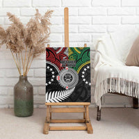 Aotearoa and Cook Islands Mo Te Tiriti Canvas Wall Art New Zealand Honour The Treaty Ake!Ake!Ake! LT9 - Polynesian Pride