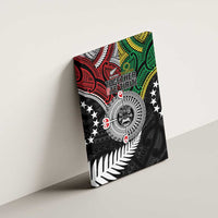 Aotearoa and Cook Islands Mo Te Tiriti Canvas Wall Art New Zealand Honour The Treaty Ake!Ake!Ake! LT9 - Polynesian Pride