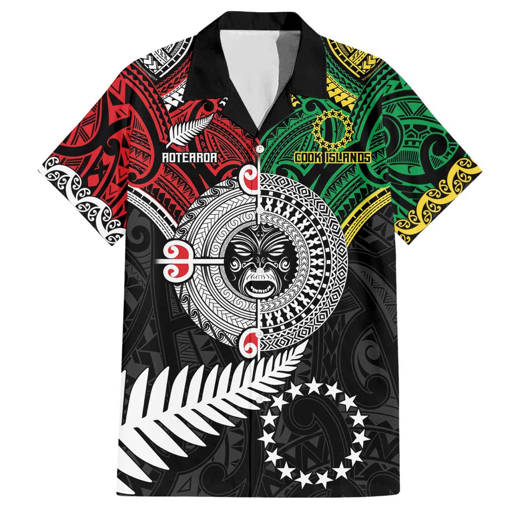Aotearoa and Cook Islands Mo Te Tiriti Hawaiian Shirt New Zealand Honour The Treaty Ake!Ake!Ake! LT9 Green - Polynesian Pride