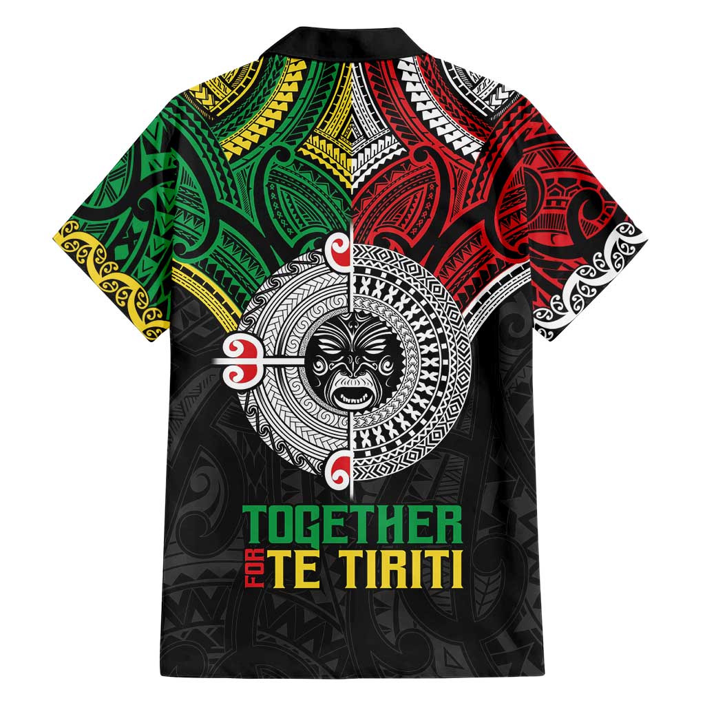 Aotearoa and Cook Islands Mo Te Tiriti Hawaiian Shirt New Zealand Honour The Treaty Ake!Ake!Ake! LT9 - Polynesian Pride