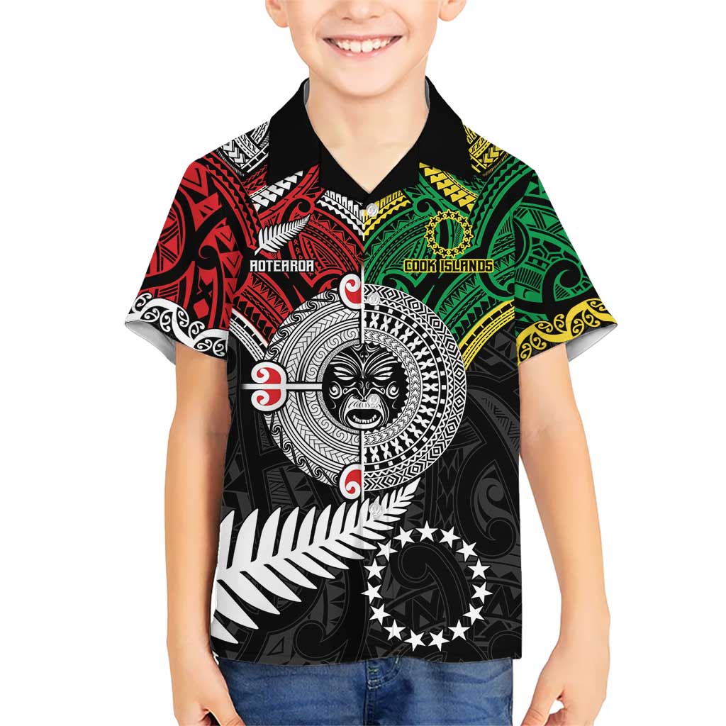 Aotearoa and Cook Islands Mo Te Tiriti Hawaiian Shirt New Zealand Honour The Treaty Ake!Ake!Ake! LT9 - Polynesian Pride