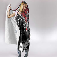 Aotearoa and Cook Islands Mo Te Tiriti Hooded Blanket New Zealand Honour The Treaty Ake!Ake!Ake! LT9 - Polynesian Pride