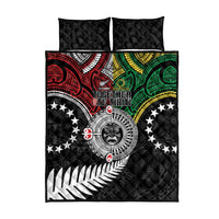 Aotearoa and Cook Islands Mo Te Tiriti Quilt Bed Set New Zealand Honour The Treaty Ake!Ake!Ake! LT9 - Polynesian Pride