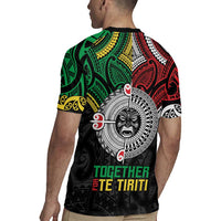 Aotearoa and Cook Islands Mo Te Tiriti Rugby Jersey New Zealand Honour The Treaty Ake!Ake!Ake! LT9 - Polynesian Pride