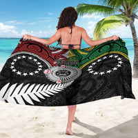 Aotearoa and Cook Islands Mo Te Tiriti Sarong New Zealand Honour The Treaty Ake!Ake!Ake! LT9 - Polynesian Pride