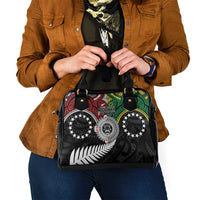 Aotearoa and Cook Islands Mo Te Tiriti Shoulder Handbag New Zealand Honour The Treaty Ake!Ake!Ake! LT9 - Polynesian Pride