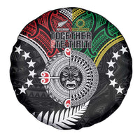 Aotearoa and Cook Islands Mo Te Tiriti Spare Tire Cover New Zealand Honour The Treaty Ake!Ake!Ake! LT9 - Polynesian Pride