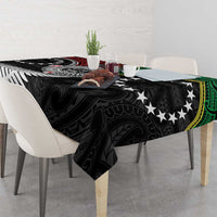 Aotearoa and Cook Islands Mo Te Tiriti Tablecloth New Zealand Honour The Treaty Ake!Ake!Ake! LT9 - Polynesian Pride