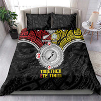 Aotearoa and Niue Mo Te Tiriti Bedding Set New Zealand Honour The Treaty Ake!Ake!Ake! LT9 - Polynesian Pride