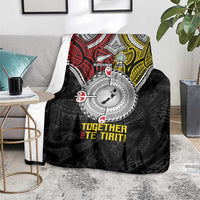 Aotearoa and Niue Mo Te Tiriti Blanket New Zealand Honour The Treaty Ake!Ake!Ake! LT9 - Polynesian Pride