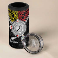 Aotearoa and Niue Mo Te Tiriti 4 in 1 Can Cooler Tumbler New Zealand Honour The Treaty Ake!Ake!Ake! LT9 - Polynesian Pride