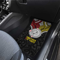Aotearoa and Niue Mo Te Tiriti Car Mats New Zealand Honour The Treaty Ake!Ake!Ake! LT9 - Polynesian Pride