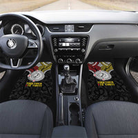 Aotearoa and Niue Mo Te Tiriti Car Mats New Zealand Honour The Treaty Ake!Ake!Ake! LT9 Set 2pcs - Front Gold - Polynesian Pride