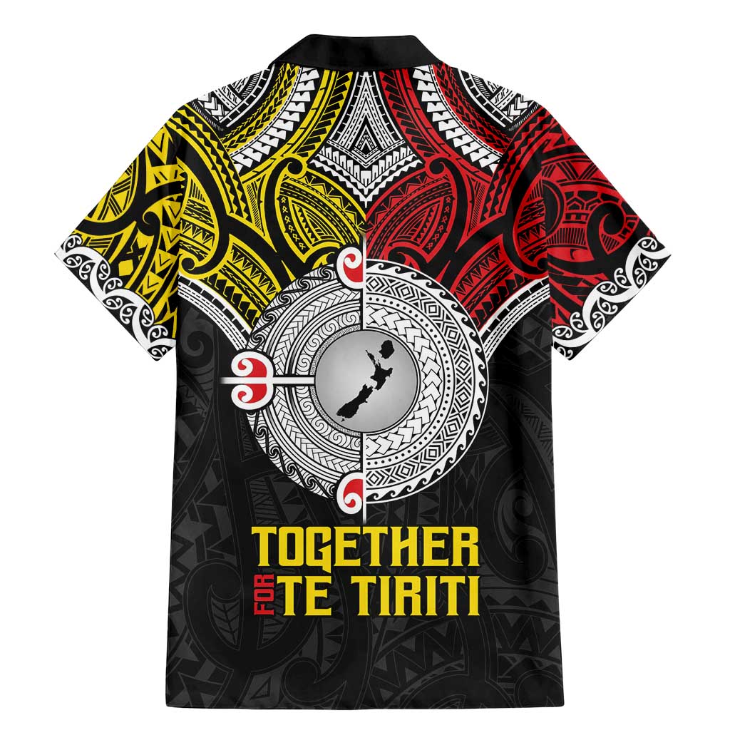 Aotearoa and Niue Mo Te Tiriti Family Matching Mermaid Dress and Hawaiian Shirt New Zealand Honour The Treaty Ake!Ake!Ake! LT9 - Polynesian Pride