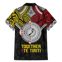 Aotearoa and Niue Mo Te Tiriti Family Matching Mermaid Dress and Hawaiian Shirt New Zealand Honour The Treaty Ake!Ake!Ake! LT9 - Polynesian Pride