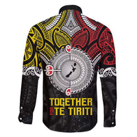 Aotearoa and Niue Mo Te Tiriti Family Matching Summer Maxi Dress and Hawaiian Shirt New Zealand Honour The Treaty Ake!Ake!Ake! LT9 - Polynesian Pride
